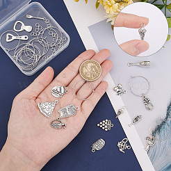DIY Food Shape Pendant Wine Glass Charm Tags Making Kit&nbsp;DIY-SC0018-49