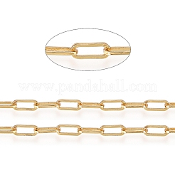 Soldered Brass Paperclip Chains&nbsp;CHC-D025-04G