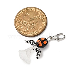 Acrylic Skull Pendant Decorations&nbsp;HJEW-JM04065