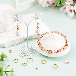 10Pcs 5 Styles Brass Open Jump Rings&nbsp;KK-TA0008-84G