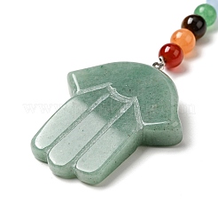 Natural Green Aventurine Chakra Keychain&nbsp;KEYC-F034-01F