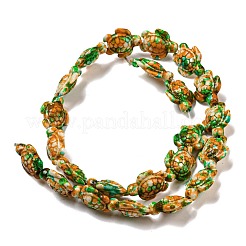 Spray Painted Synthetic Turquoise Beads Strands&nbsp;G-E617-A02-02