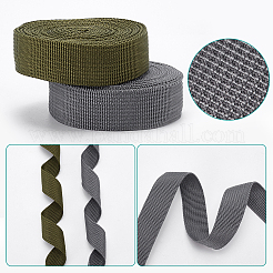6 Rolls 6 Colors Flat Polypropylene Ribbon&nbsp;OCOR-WR0001-11