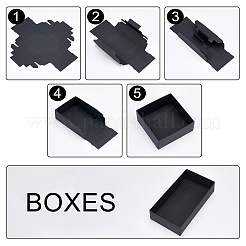10Pcs 5 Style Paper Boxes&nbsp;CON-BC0002-32C