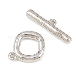 Brass Toggle Clasps&nbsp;KK-G548-41P-02