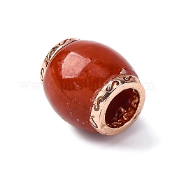 Brass Natural Myanmar Jade Beads&nbsp;KK-Q050-05