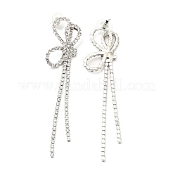 Crystal Rhinestone & Clear Cubic Zirconia Stud Earrings&nbsp;EJEW-C037-01F-P
