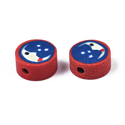 Handmade Polymer Clay Beads&nbsp;X-CLAY-N009-036