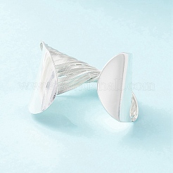 Alloy Twist Open Cuff Bangle for Women&nbsp;BJEW-F451-01S