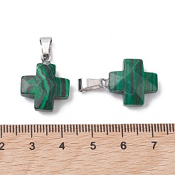 Synthetic Malachite Pendants&nbsp;G-K359-02P-04