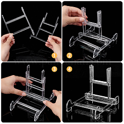 Transparent Acrylic Display Stands&nbsp;ODIS-WH0005-69