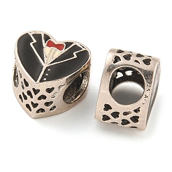 925 Sterling Silver Wedding Suit Shape European Beads&nbsp;FIND-NH0001-10P