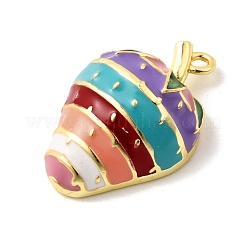 Brass Enamel Pendants&nbsp;KK-F929-07B-G