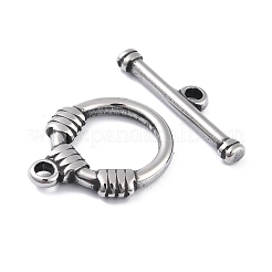 304 Stainless Steel Toggle Clasps&nbsp;STAS-I190-04AS
