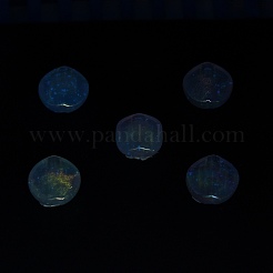 UV Plating Luminous Transparent Acrylic Beads&nbsp;OACR-P010-05D