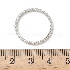 925 Streling Silver Plain Band Rings&nbsp;RJEW-P164-01C-P