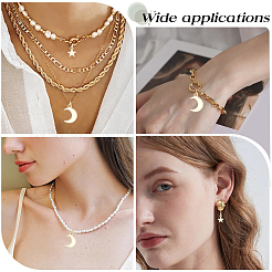 80Pcs 2 Style 201 Stainless Steel Pendants&nbsp;PALLOY-BBC00003
