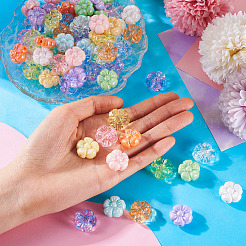 70Pcs 14 Colors Opaque & Transparent Acrylic Beads&nbsp;OACR-TA0002-78