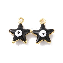 Brass Enamel Pendants&nbsp;KK-J302-14G