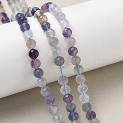 Natural Fluorite Beads Strands&nbsp;G-F717-10