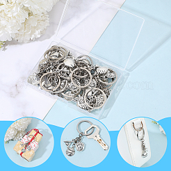 20Pcs Alloy Baseball & Solfball Gloves & Keychains&nbsp;KEYC-SC00034