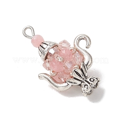 Glass Seed Beaded Pendants&nbsp;PALLOY-MZ01273-02