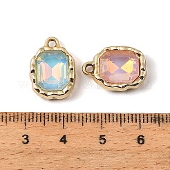 UV Plating Alloy Glass Pendants&nbsp;FIND-K032-33G