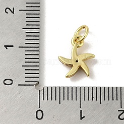 Brass Micro Pave Cubic Zirconia Charms&nbsp;KK-M283-22E-01