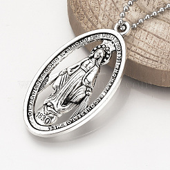 Tibetan Style Alloy Pendants&nbsp;TIBEP-Q078-38AS-RS