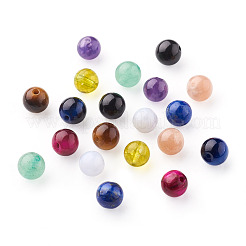 100Pcs 10 Colors Natural Gemstone Beads&nbsp;G-KS0001-10