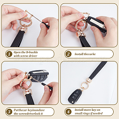 3Sets 3 Colors PU Leather Bag Straps&nbsp;AJEW-NB0008-78