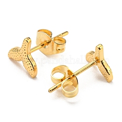 PVD Vacuum Plating 304 Stainless Steel Stud EarRing for Women&nbsp;STAS-D087-15G