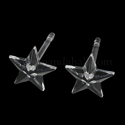 Resin Stud Earring Findings&nbsp;X1-FIND-H046-11