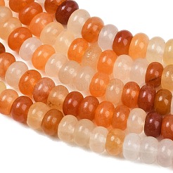 Natural Golden Silk Jade Beads Strands&nbsp;GG-CBAD029-B01-5x8mm