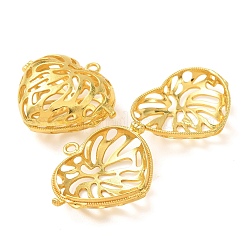 Brass Cage Pendants&nbsp;KK-CBA8ACD-02G-D