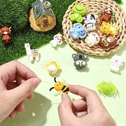 15Pcs 15 Styles Animal Food Grade Silicone Focal Beads&nbsp;SIL-CJ0002-74