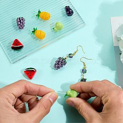 10Pcs 5 Styles Fruit & Vegetable Series Handmade Lampwork Beads&nbsp;LAMP-SZ0001-55