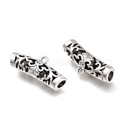 Tibetan Style Alloy Tube Bails&nbsp;PALLOY-H170-11AS