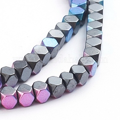 Electroplated Non-magnetic Synthetic Hematite Beads Strands&nbsp;G-L562-08B