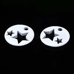 Spray Painted Brass Charms&nbsp;LS-KK-Q252-003J