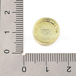 Rack Plating Brass Micro Pave Cubic Zirconia Bead&nbsp;KK-H456-04G