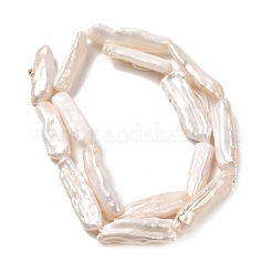Natural Baroque Pearl Keshi Pearl Beads Strands&nbsp;PEAR-E016-016