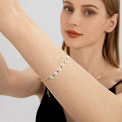 8Pcs 4 Styles Brass Chain Bracelets Making&nbsp;AJEW-TAC00067