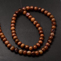 Natural Freshwater Shell Round Bead Strands&nbsp;SHEL-M012-03