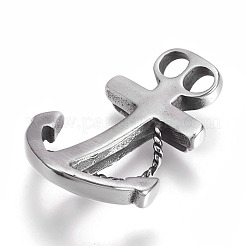 304 Stainless Steel Hook Clasps&nbsp;STAS-O114-080AS