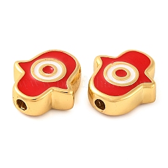 Rack Plating Brass Beads&nbsp;KK-H486-03G