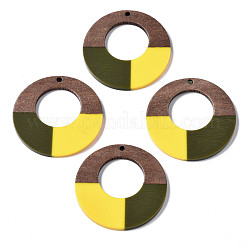 Resin & Walnut Wood Pendants&nbsp;RESI-S389-067A