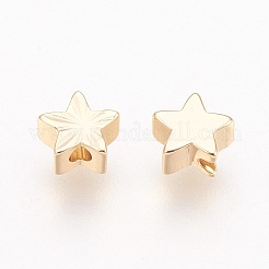 Brass Beads&nbsp;X-KK-T014-98G