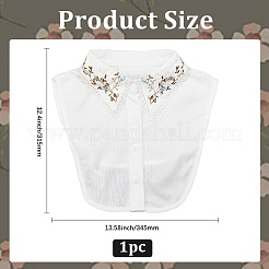 Detachable Polyester Shirt Collars&nbsp;AJEW-WH20816-028