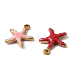 304 Stainless Steel Enamel Charms&nbsp;STAS-P405-01G-G